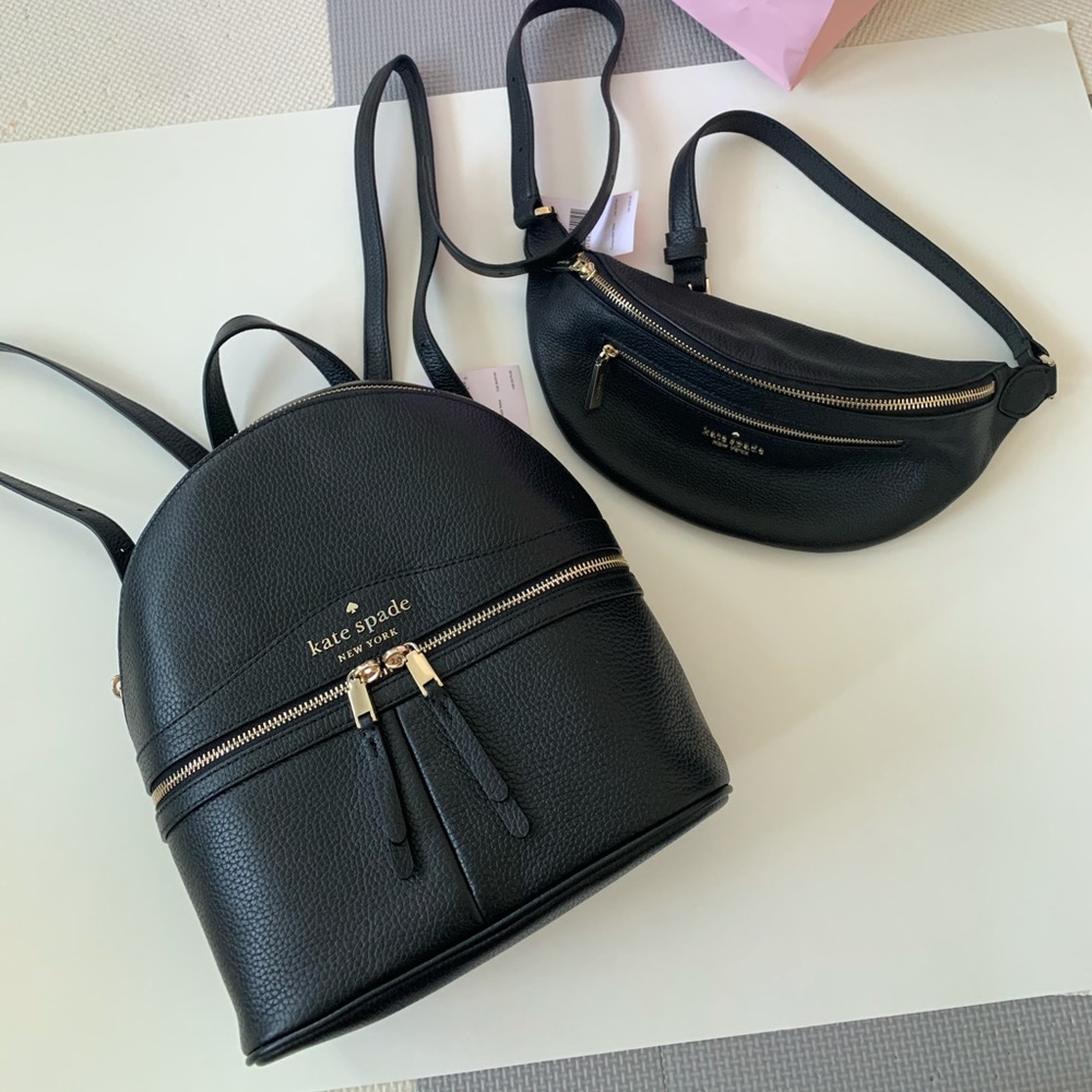 NWT Kate Spade karina backpack+waist bag set